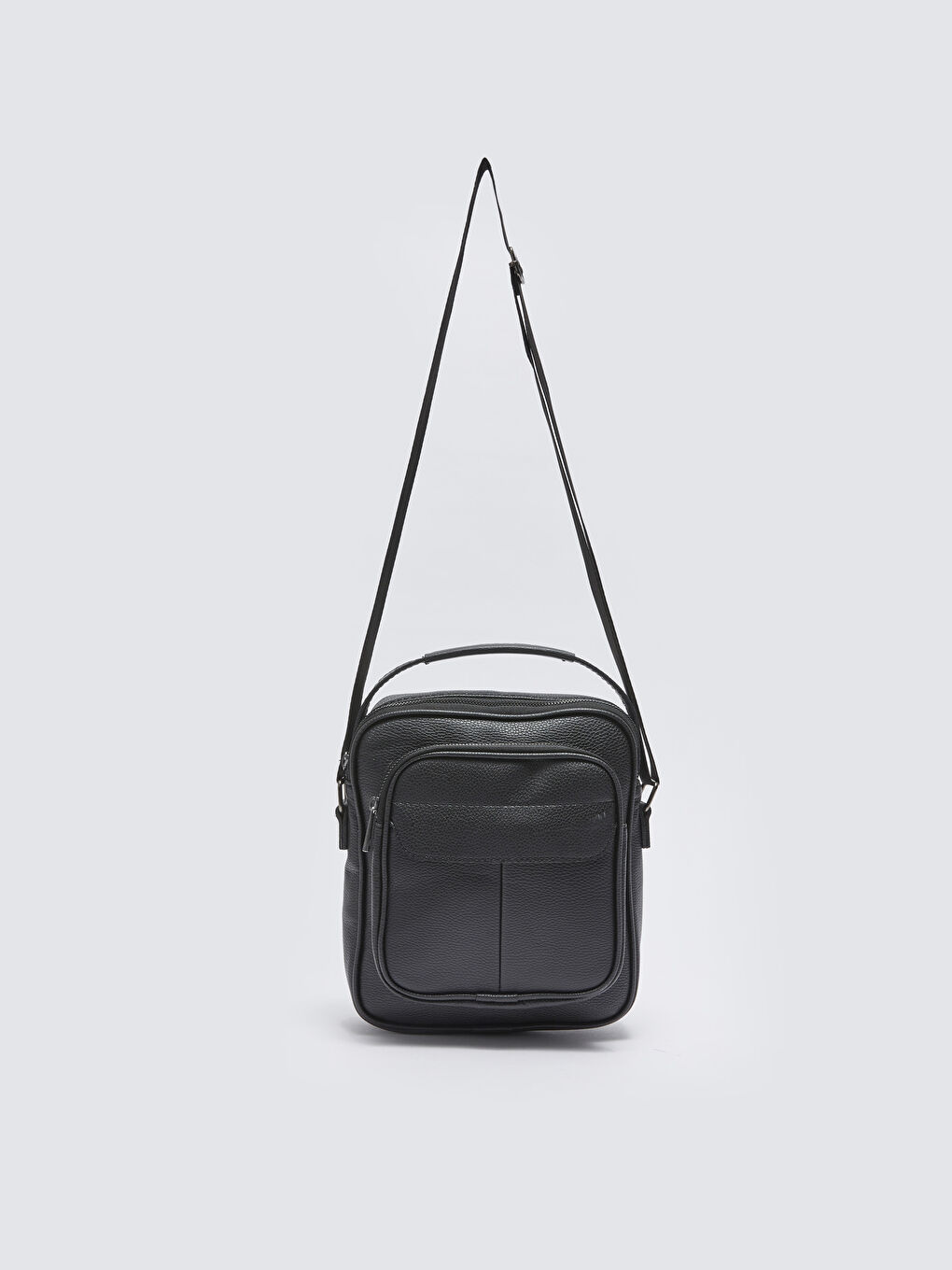 Leather Look Men's Crossbody Bag-2
