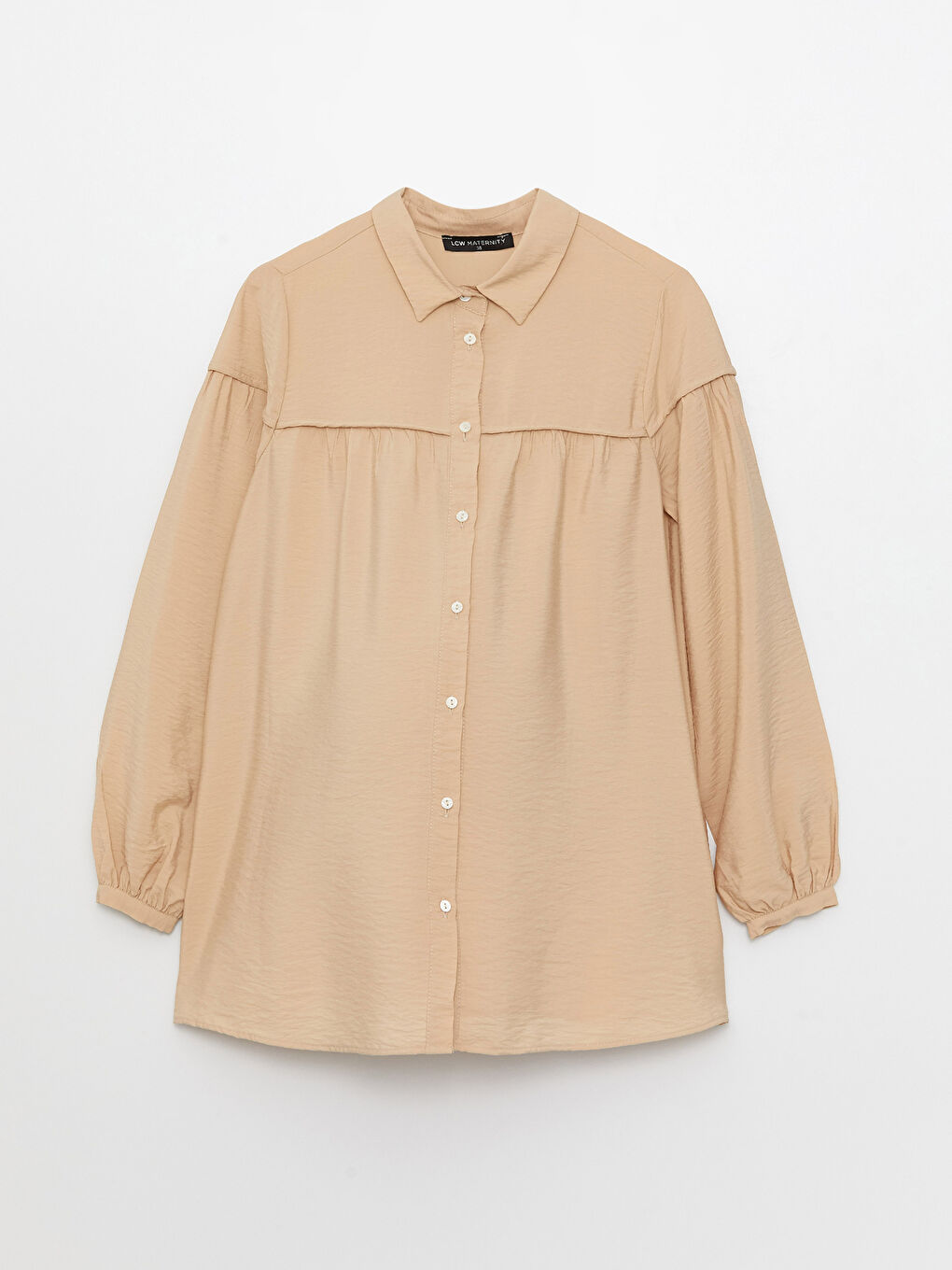 Plain Maternity Shirt Tunic-5