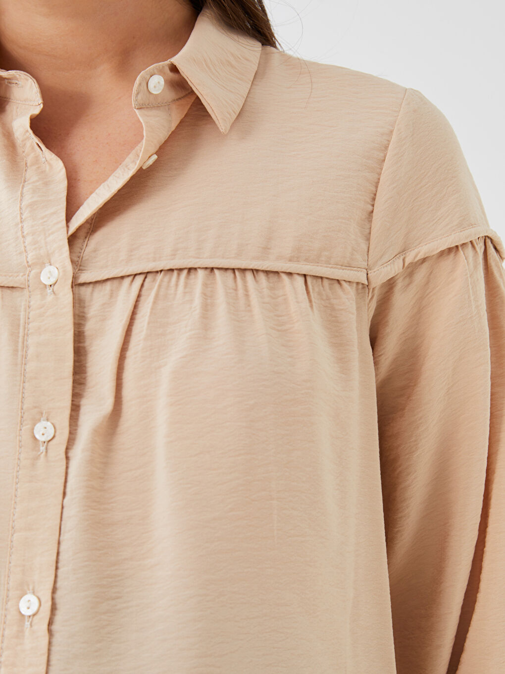 Plain Maternity Shirt Tunic-3