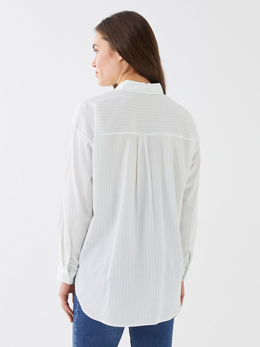 LCWAIKIKI Maternity Baskılı Uzun Kollu Hamile Gömlek -S37742Z8-LFT