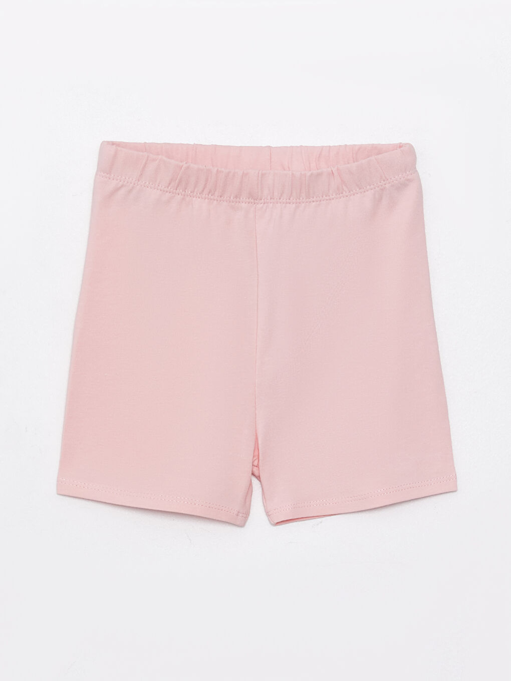 Beyaz Beli Lastikli Kız Bebek Tayt 2'li-1