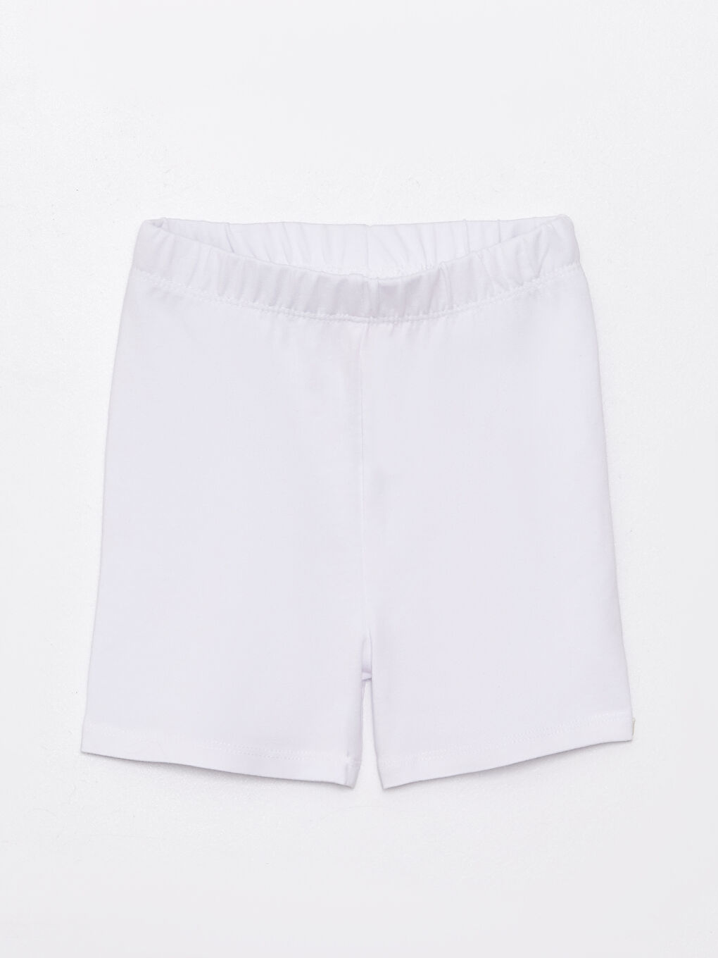 Beyaz Beli Lastikli Kız Bebek Tayt 2'li-2