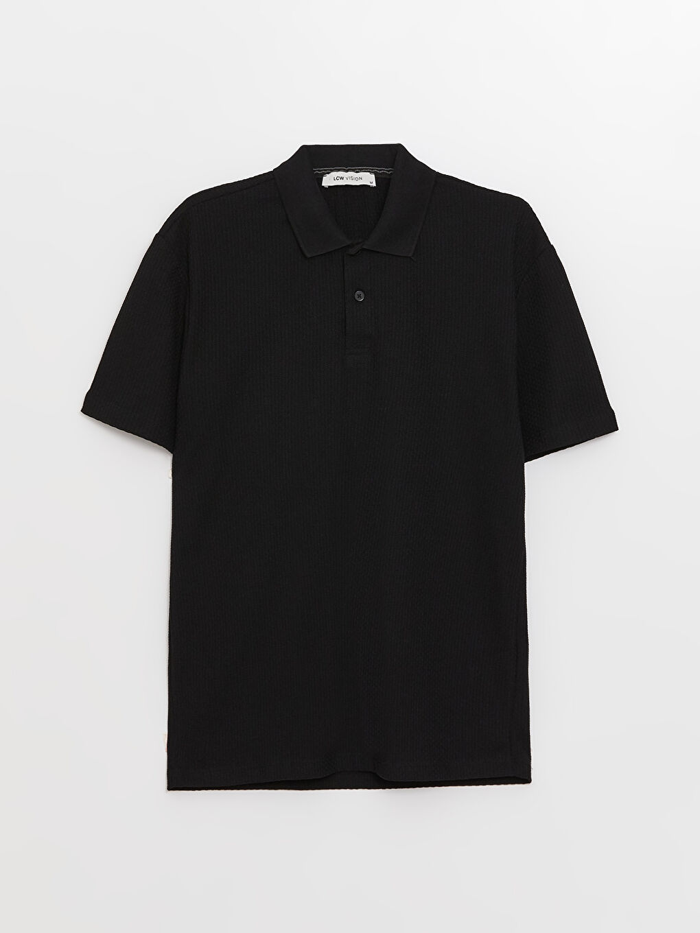 Polo Neck Short Sleeve Men's T-Shirt-5