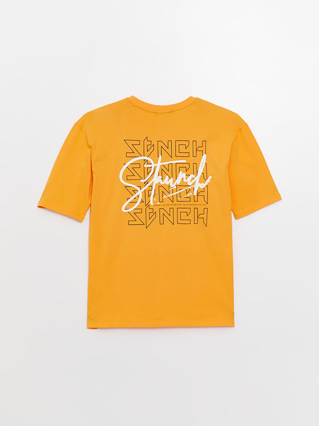 XSIDE Crew Neck Short Sleeve Printed Combed Cotton Men's T