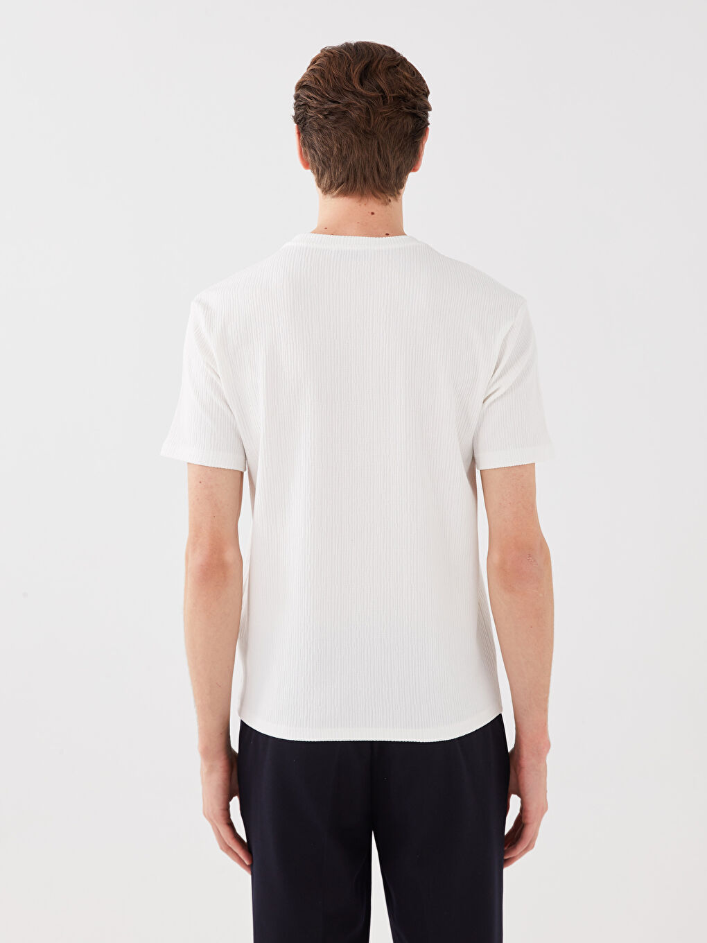 LCW Vision Crew Neck Short Sleeve Men's T-Shirt -S37761Z8-R9J