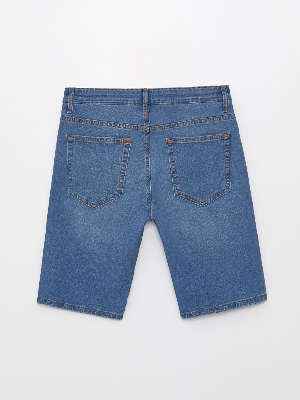 İndigo Ekstra Slim Fit Erkek Jean Şort-6