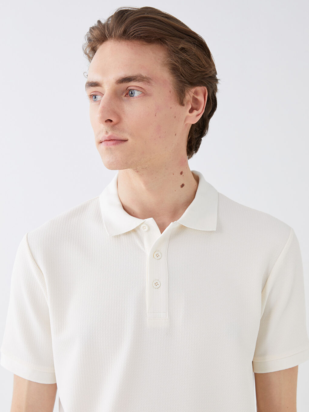 تيشيرت ياقة بولو كم قصير للرجال-2