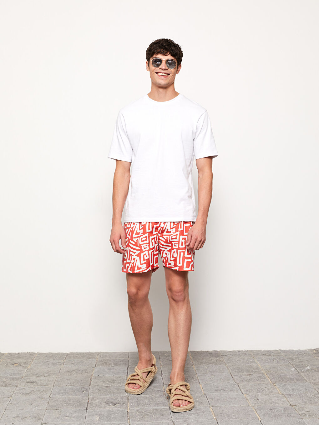 Short Pattern Men's Swimwear -S37780Z8-LTQ