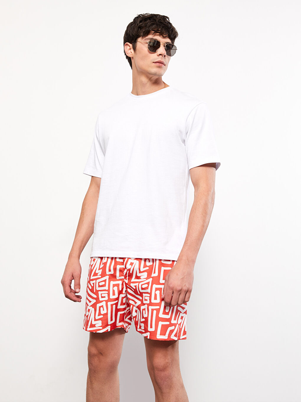 Short Pattern Men's Swimwear -S37780Z8-LTQ
