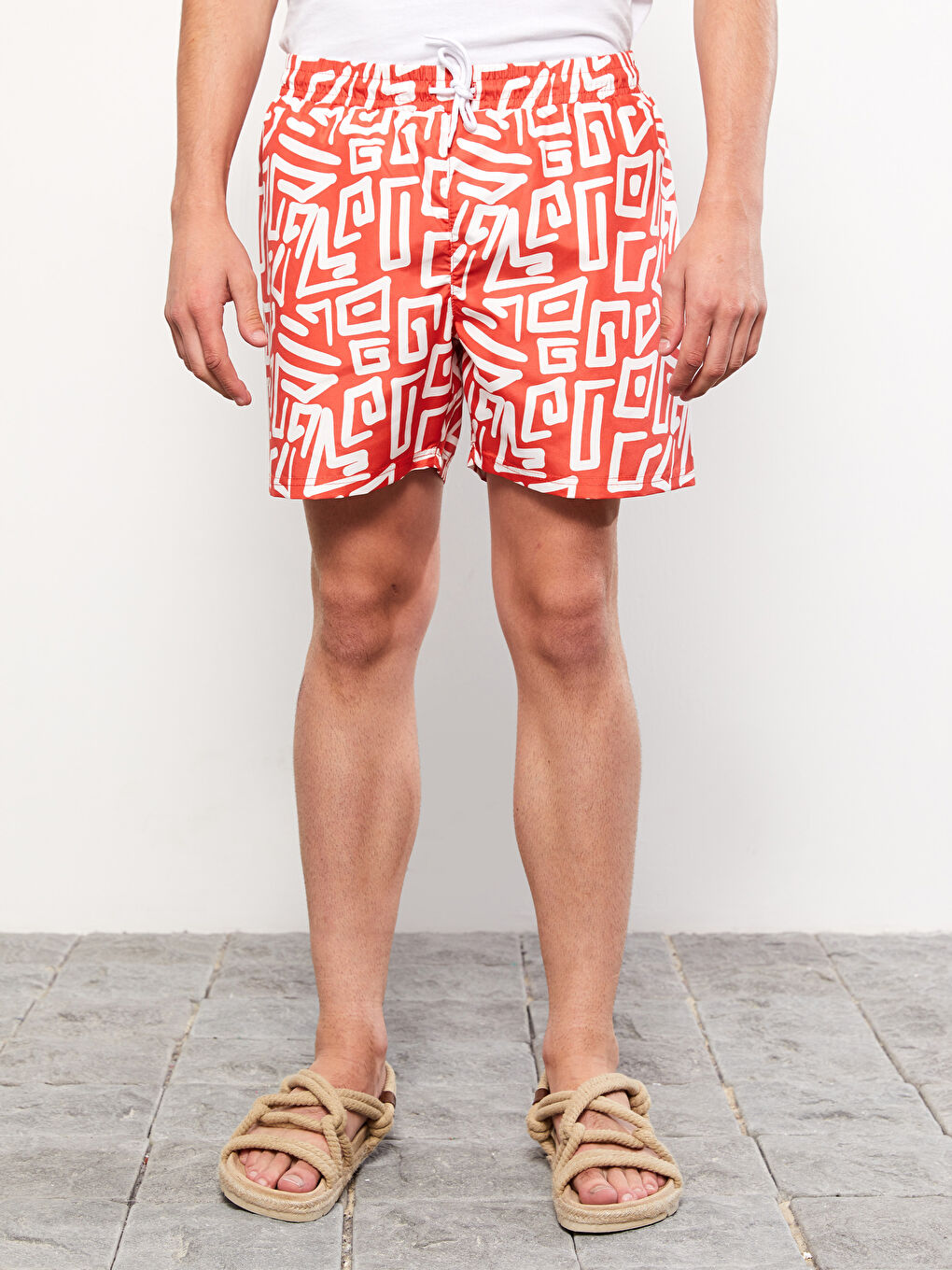 Short Pattern Men's Swimwear -S37780Z8-LTQ