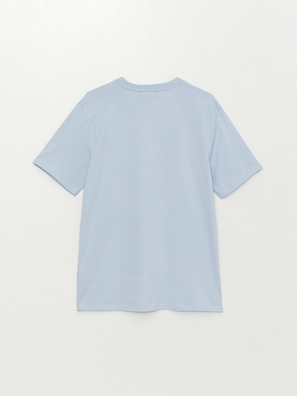 Mavi Bisiklet Yaka Kısa Kollu Baskılı Penye Erkek Tişört-6