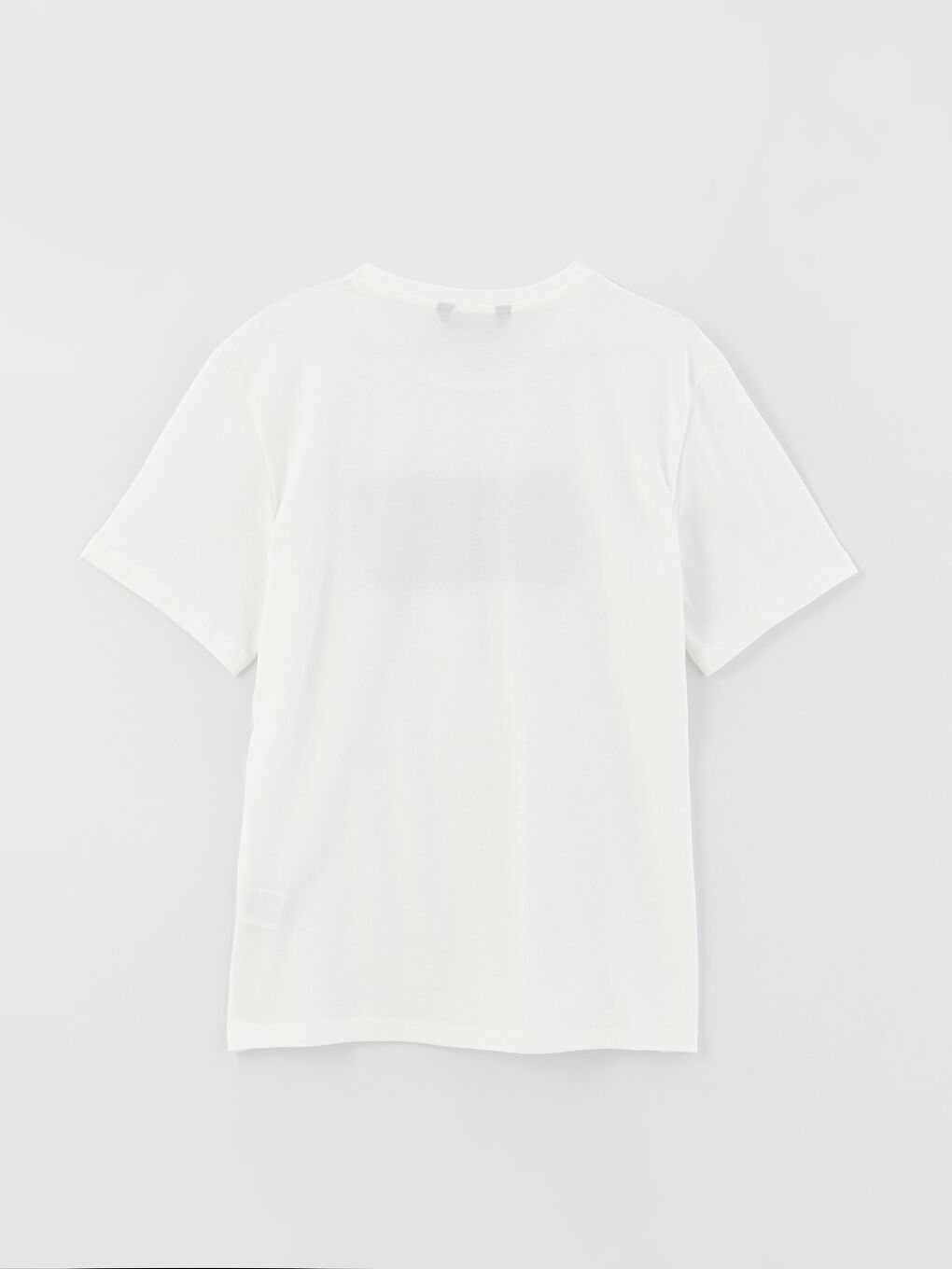 تيشيرت رجالي ياقة دائرية كم قصير مطبوع قطن ممشط-6