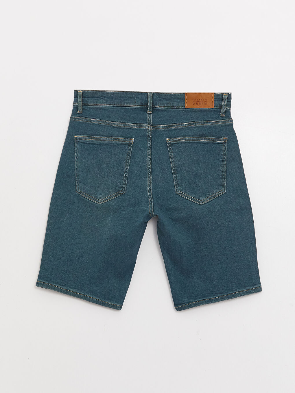 LCW Jeans Yeşil Rodeo Standart Kalıp Erkek Jean Şort - 6