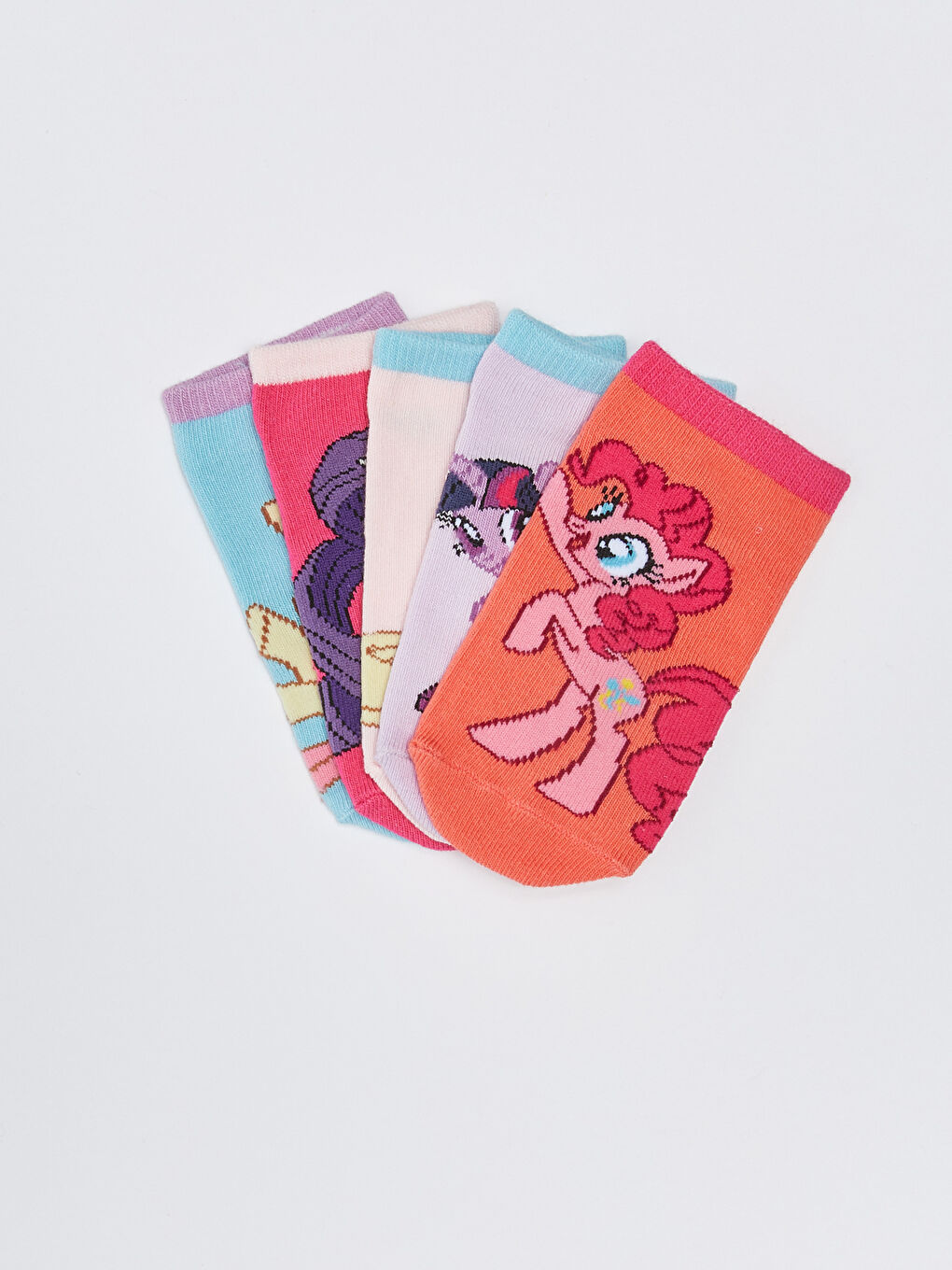 LCW Kids My Little Pony Patterned Girl's Booties Socks 5 Pack -S37857Z4-GGS