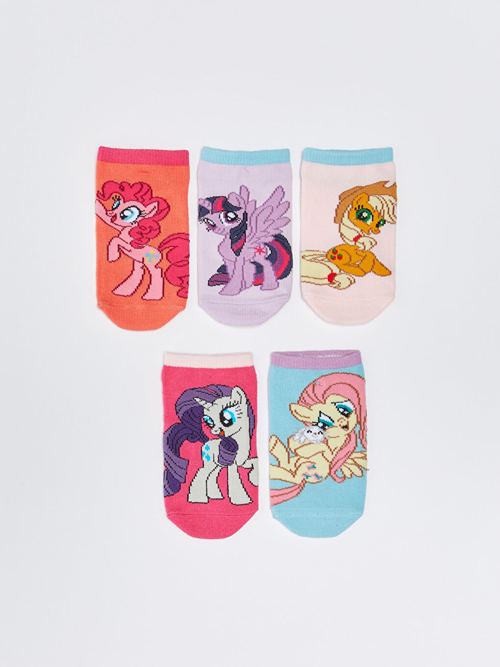 LCW Kids My Little Pony Patterned Girl's Booties Socks 5 Pack -S37857Z4-GGS