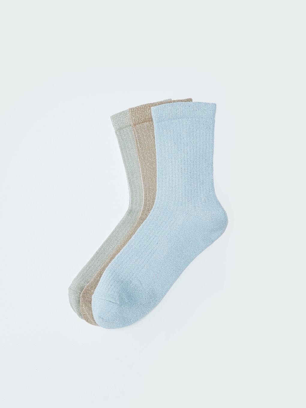 Women's Plain Ankle Socks 3-packs