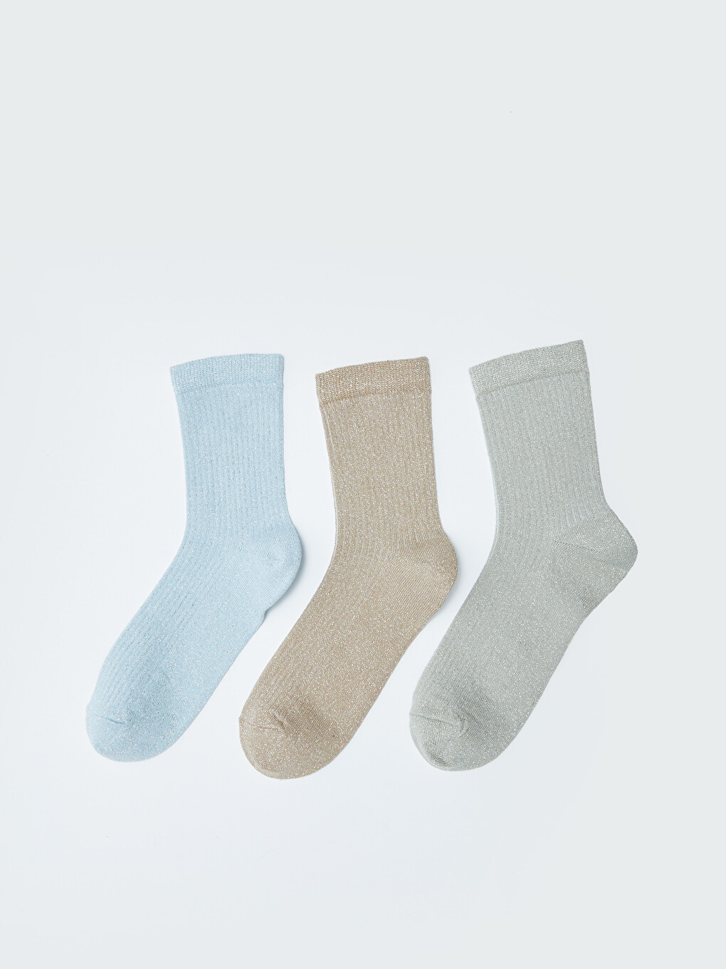 Women's Plain Ankle Socks 3-packs-1