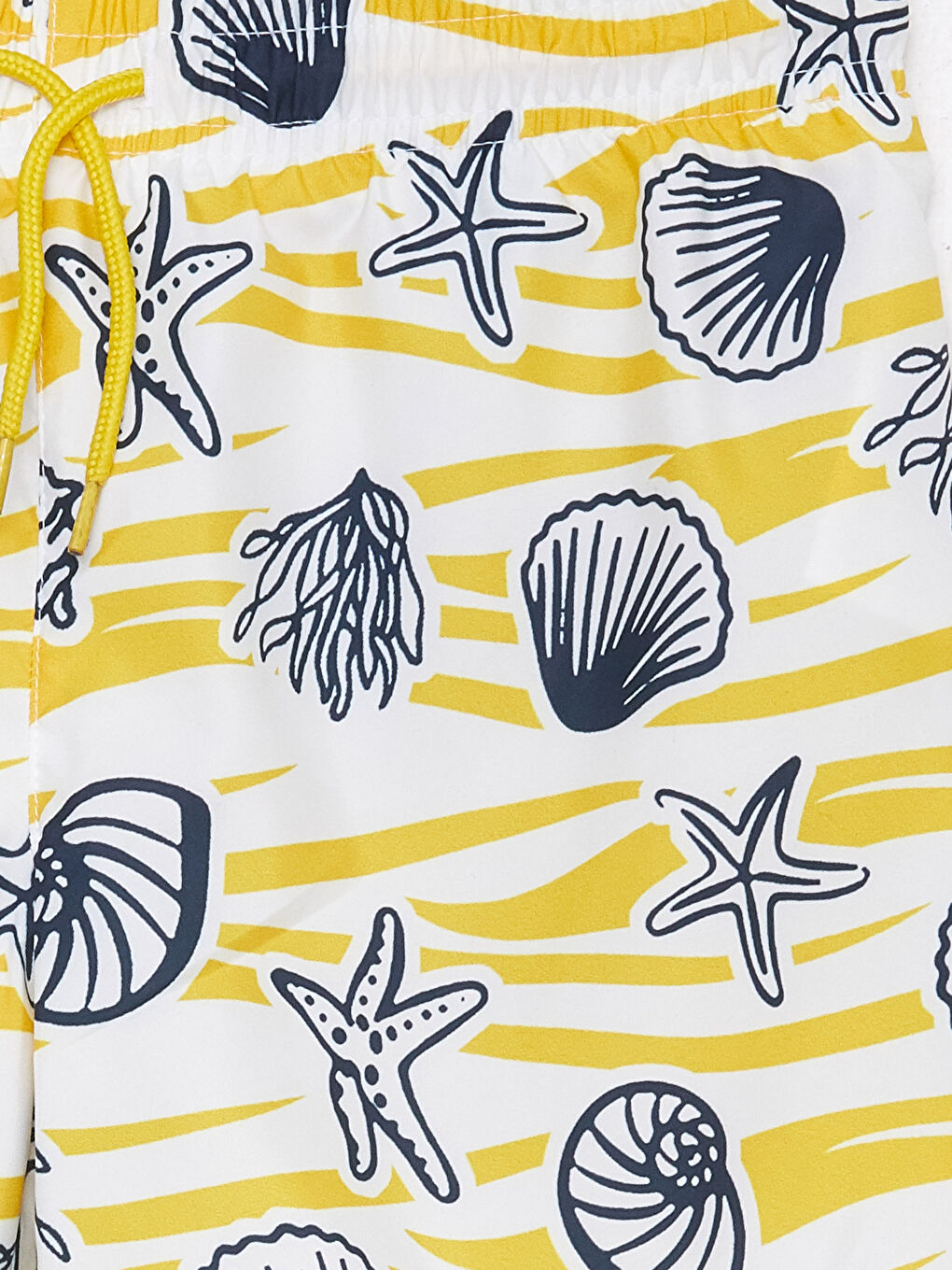 Elastic Waist Patterned Boy's Swim Shorts -S37860Z4-LU7