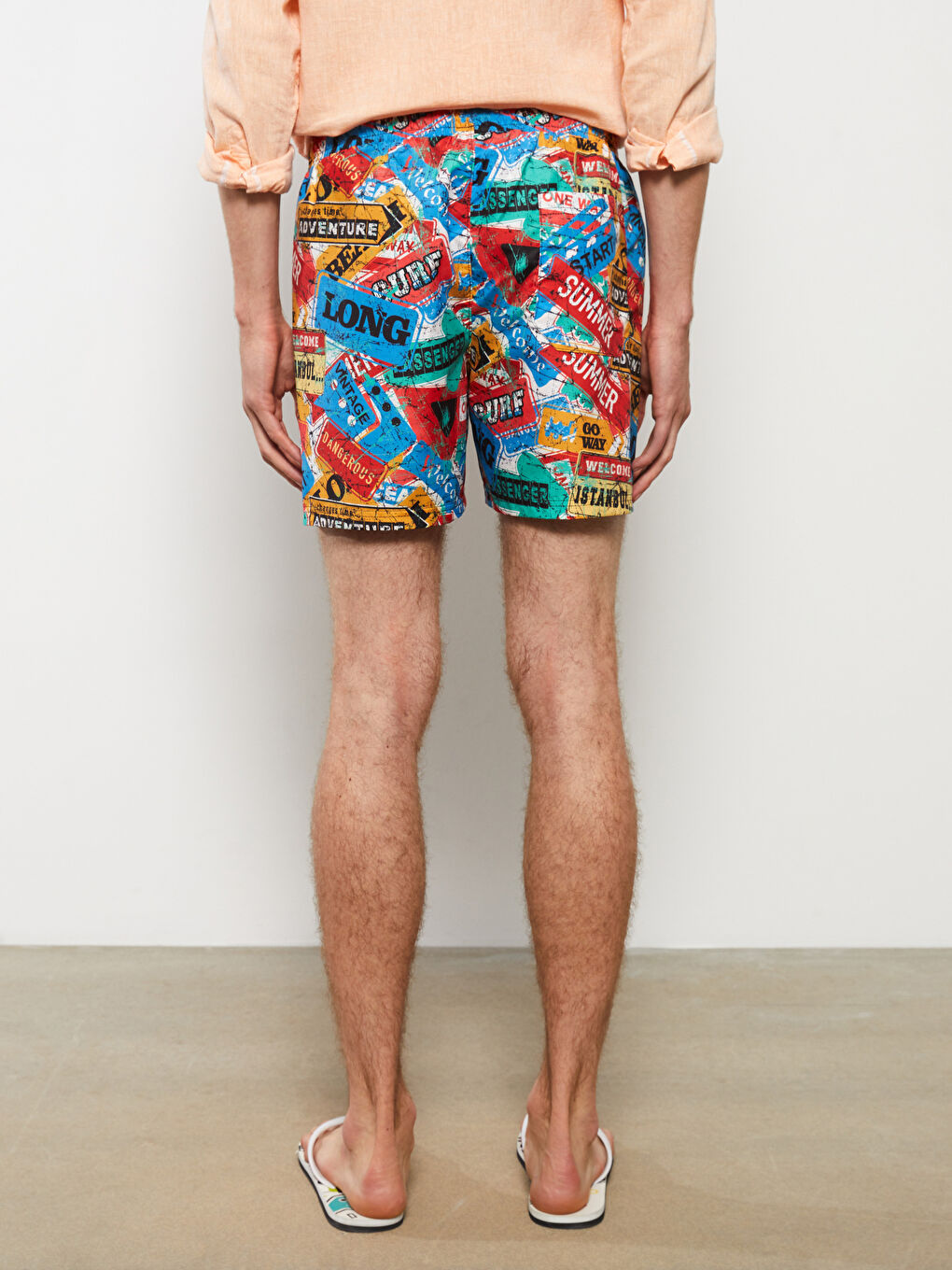 Short Pattern Men's Swimwear -S37866Z8-LQQ