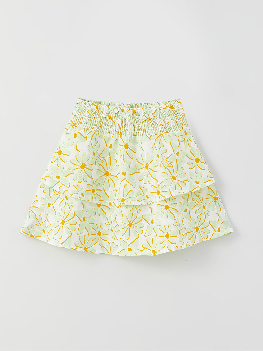 Crew Neck Girl's T-Shirt and Skirt-5