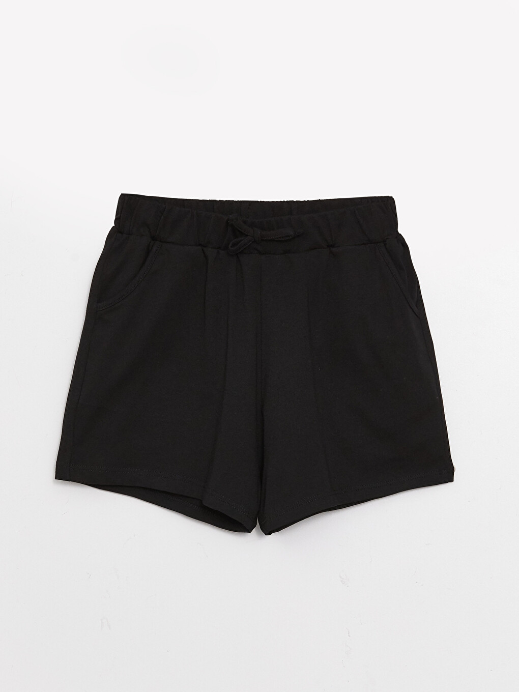 Elastic Waist Basic Girls' Shorts