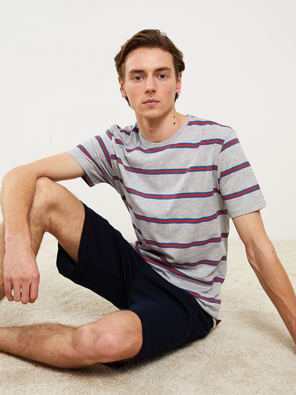 Regular Fit Men's Short Pyjama Set-3