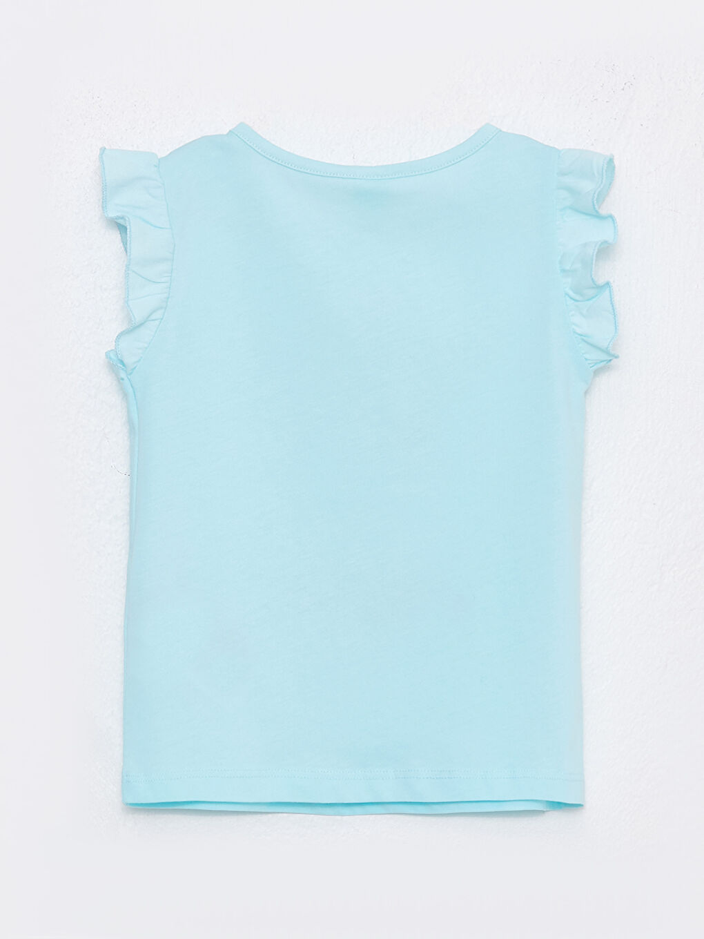 Crew Neck Printed Baby Girls' Tank Top-1