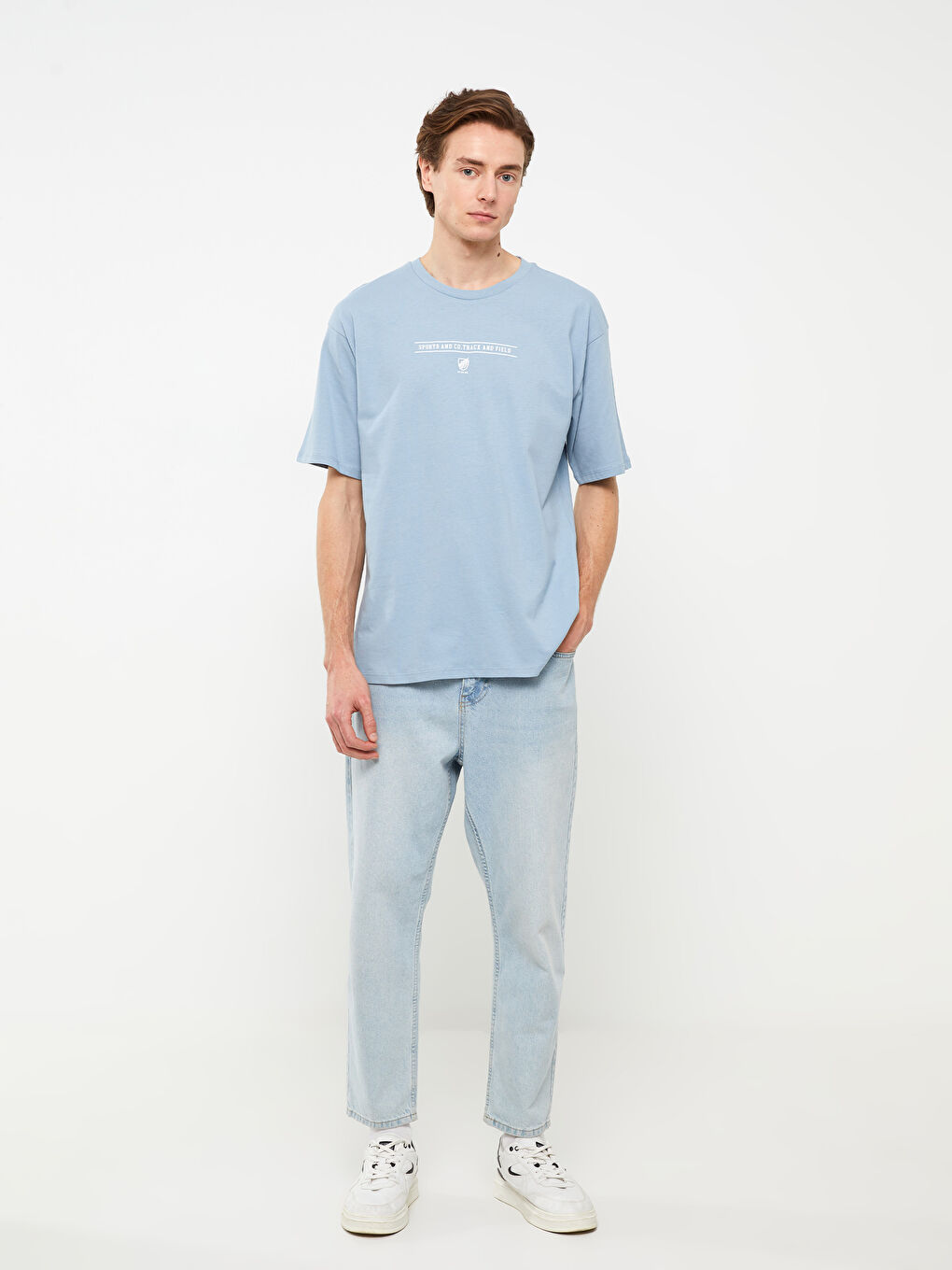 Crew Neck Short Sleeve Printed Men's T-Shirt-2