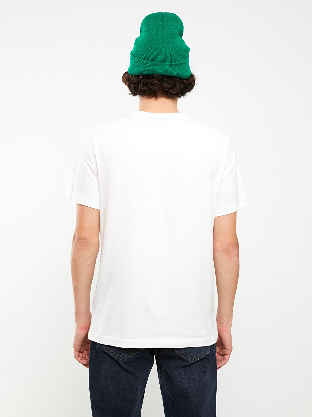 Футболка для чоловіків з круглим вирізом, коротким рукавом, з принтом, з чесаної бавовни-4