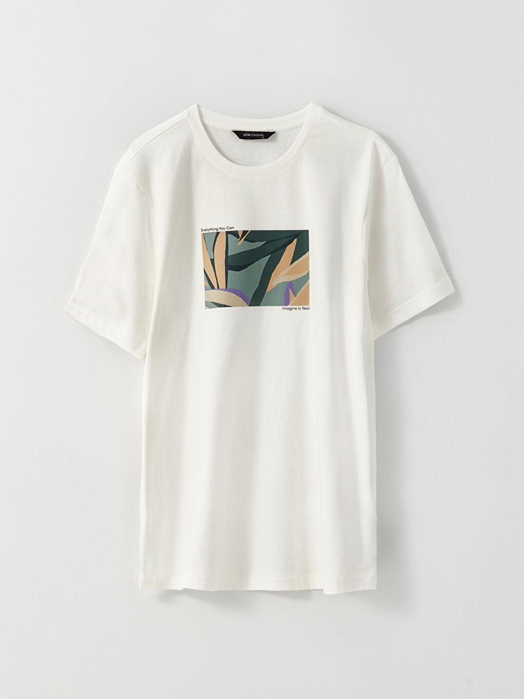 Футболка для чоловіків з круглим вирізом, коротким рукавом, з принтом, з чесаної бавовни-5