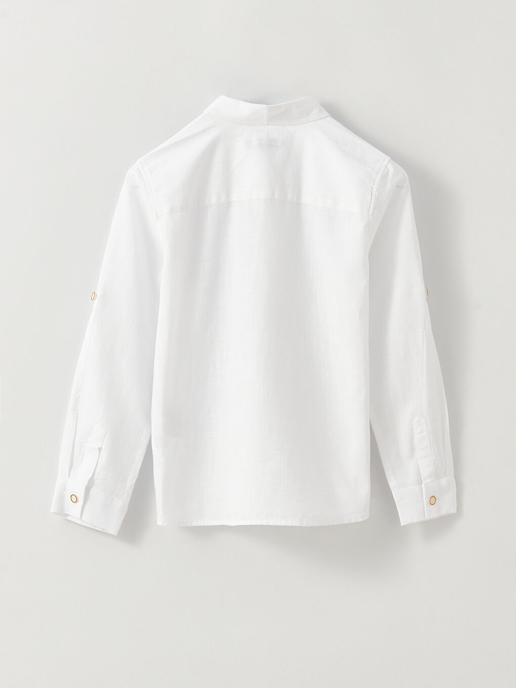 Basic Long Sleeve Boys' Shirt-1
