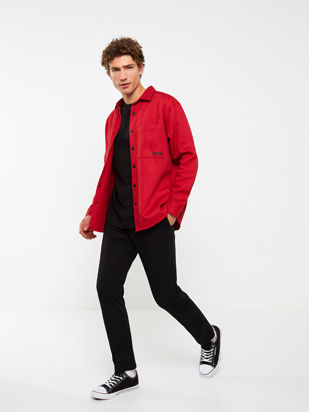 بنطلون رياضي رفيع للرجال-1