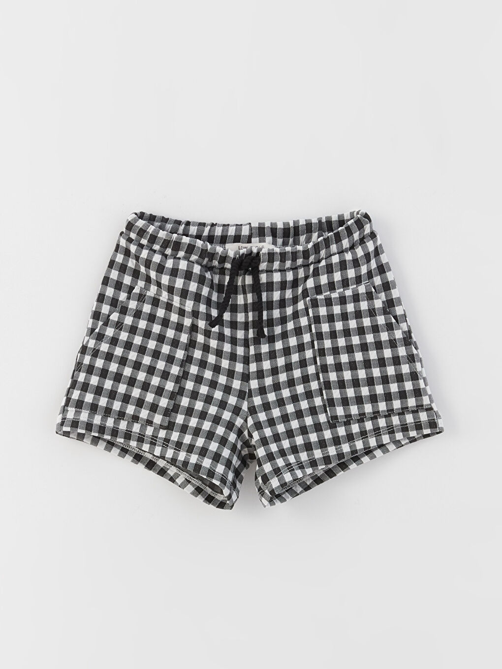 Beyaz Bisiklet Yaka Baskılı Kısa Kollu Kız Çocuk Tişört ve Şort-2