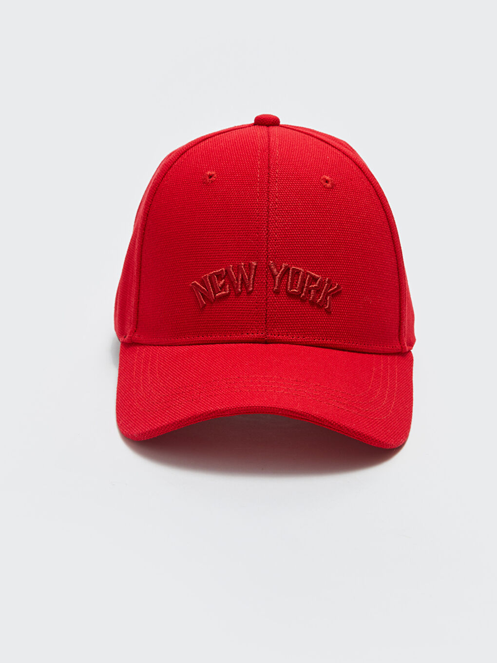 Kırmızı Yazı Nakışlı Erkek Kep Şapka-2