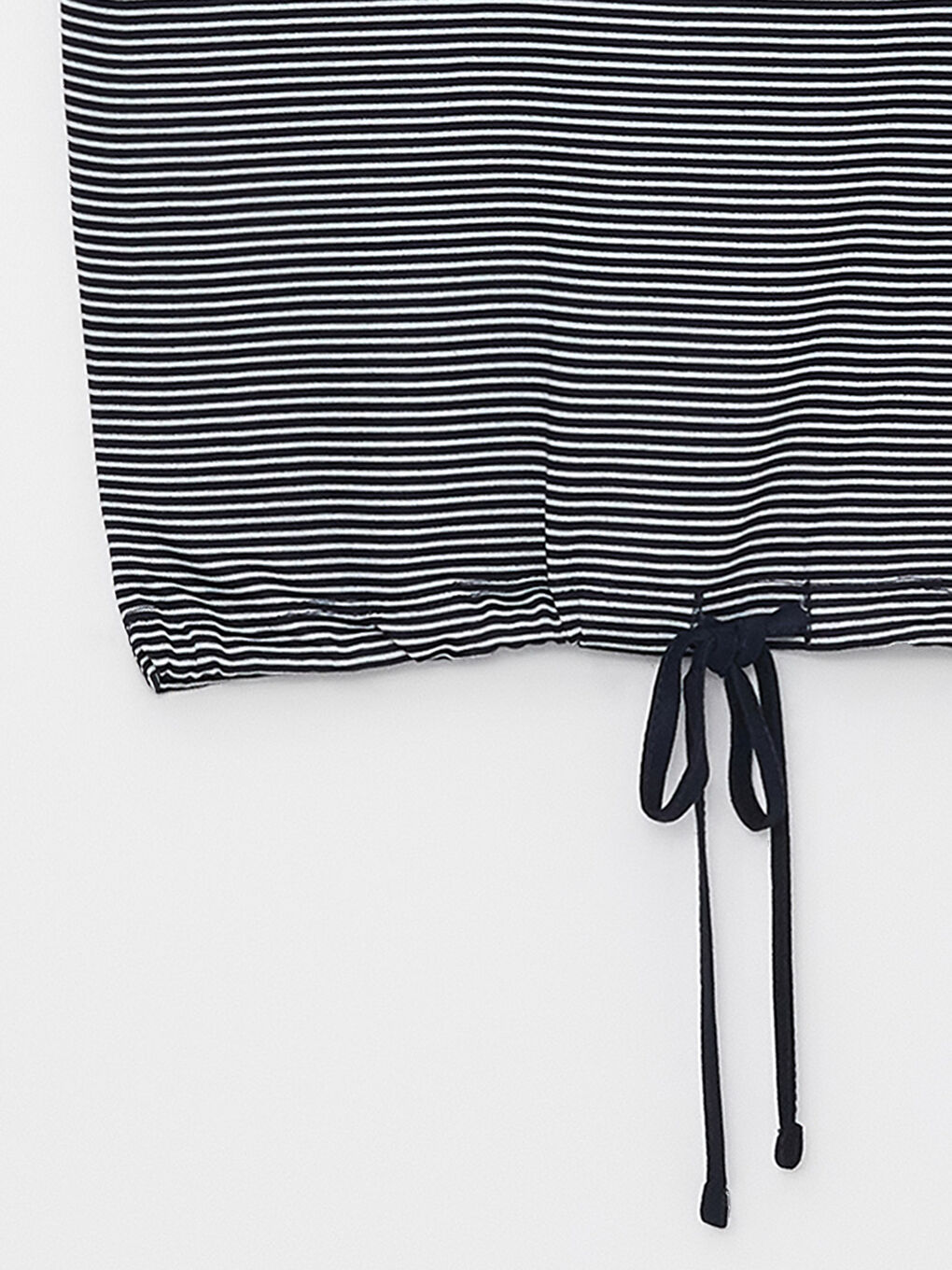 Set de pijama cu guler rotund, vărgat, mânecă scurtă, pentru femei-7