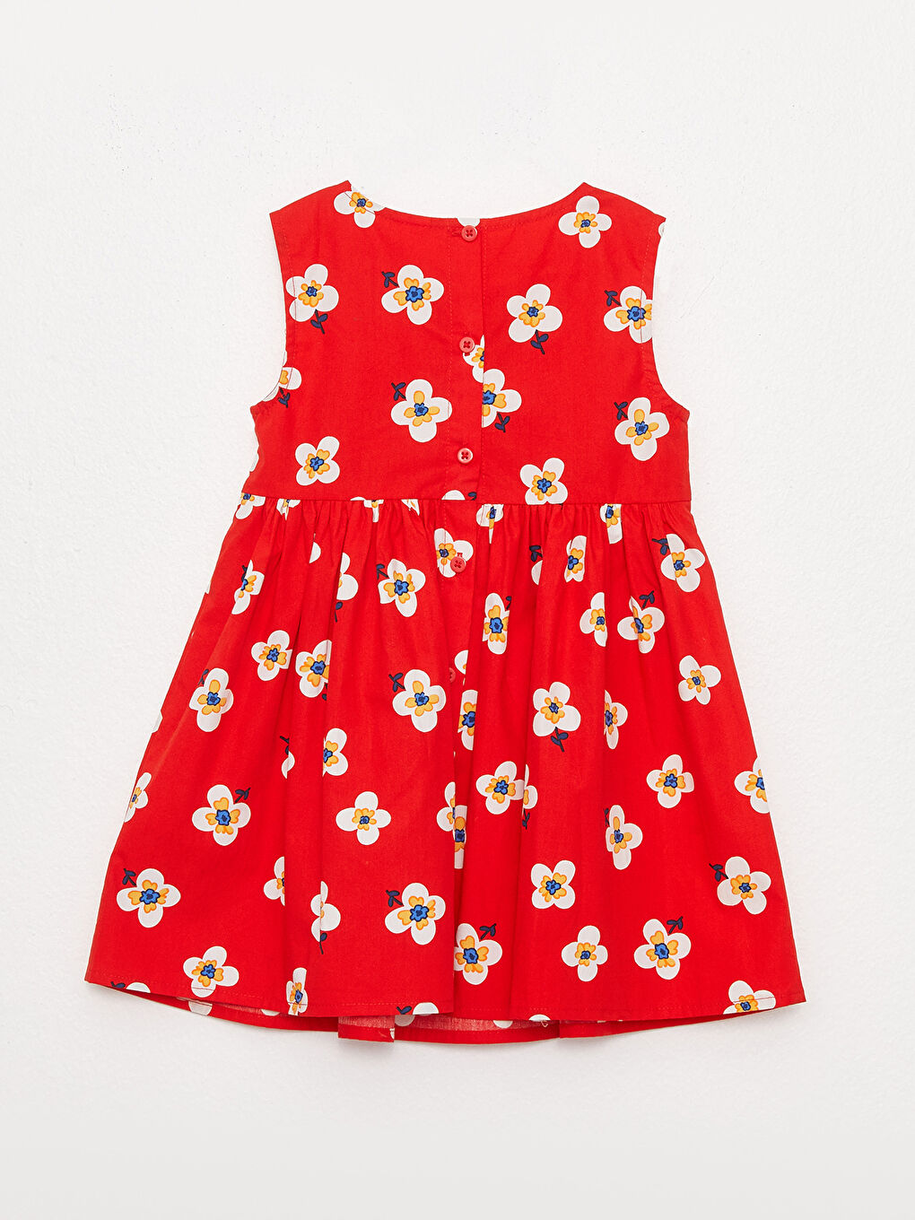 LCW baby Crew Neck Patterned Baby Girls' Dress -S37995Z1-LTQ