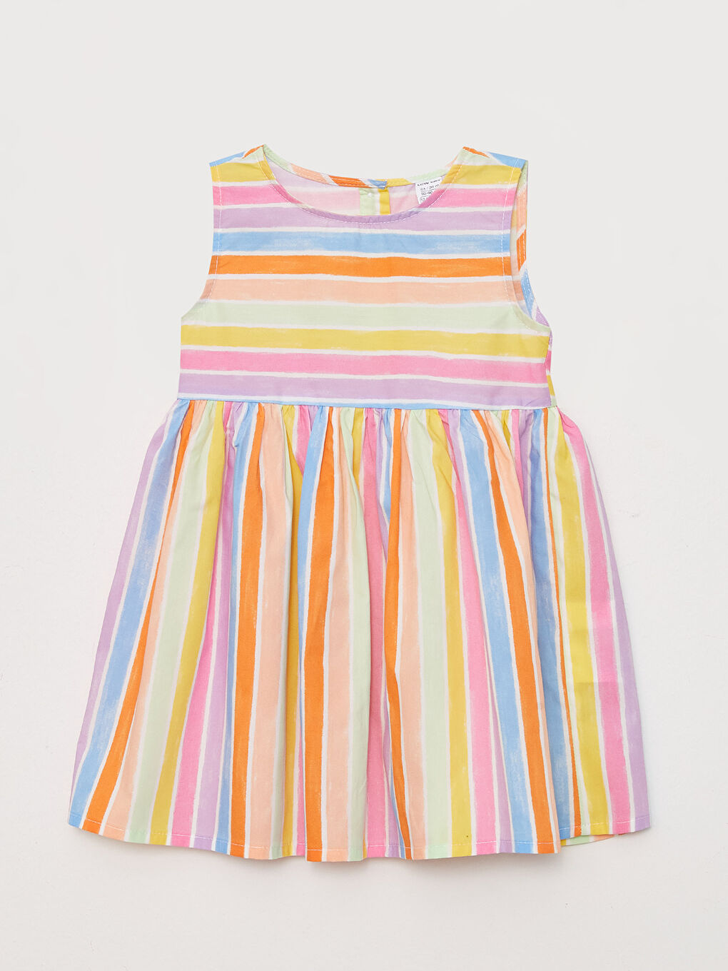 Crew Neck Baby Girls' Dress -S37995Z1-P8J
