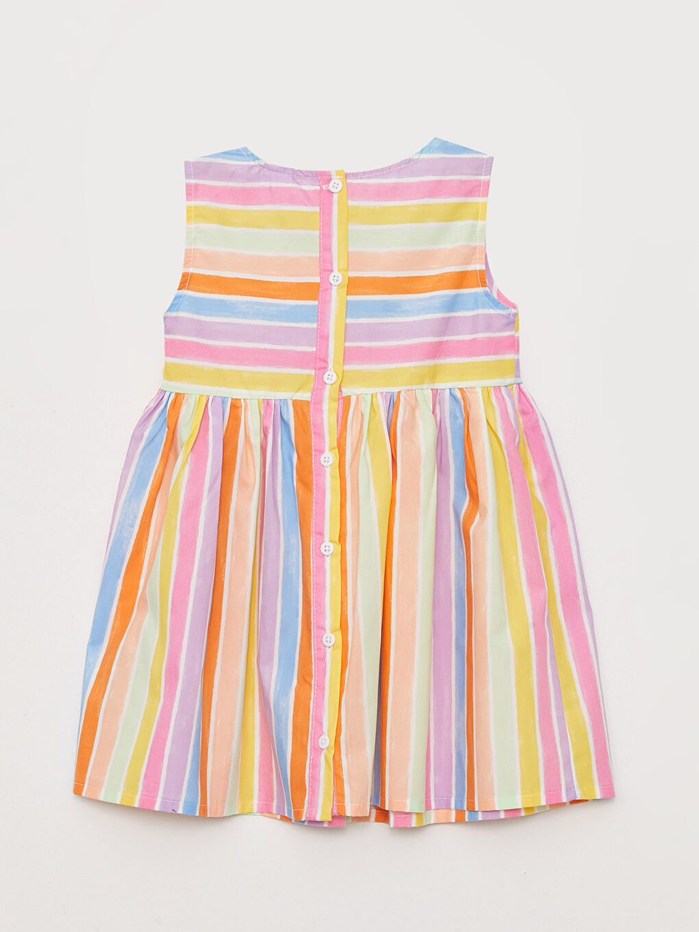 Crew Neck Baby Girls' Dress -S37995Z1-P8J