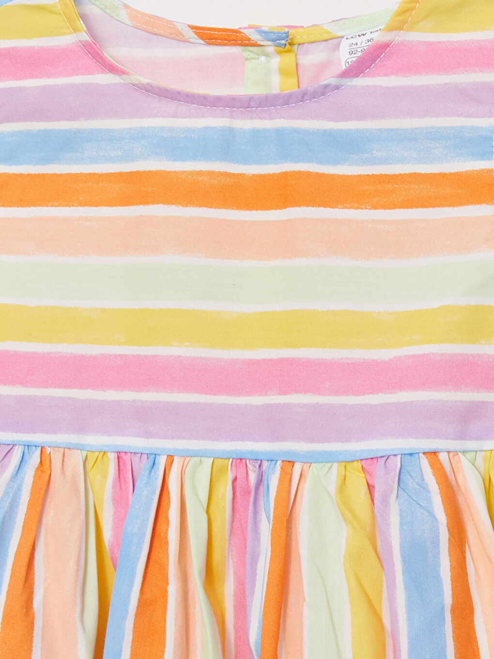 Crew Neck Baby Girls' Dress -S37995Z1-P8J