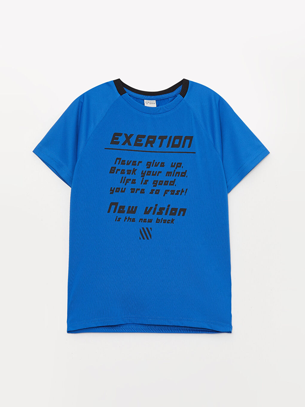 Crew Neck Printed Short Sleeve Boys' T-Shirt