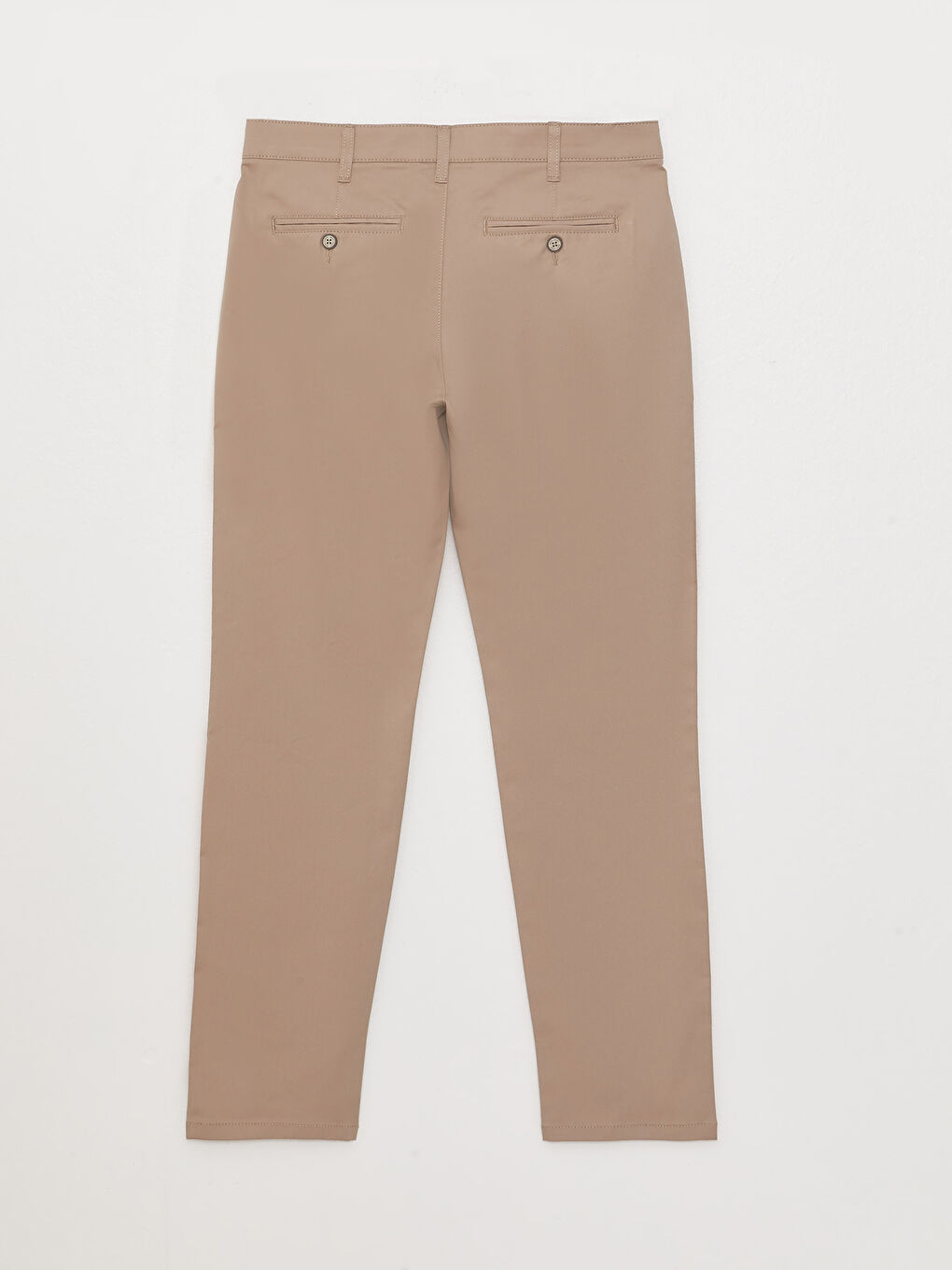 LCWAIKIKI Classic Bej Dar Kalıp Gabardin Erkek Chino Pantolon - 6