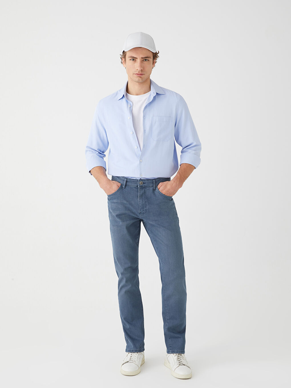 Plain Men's Cap Hat-1