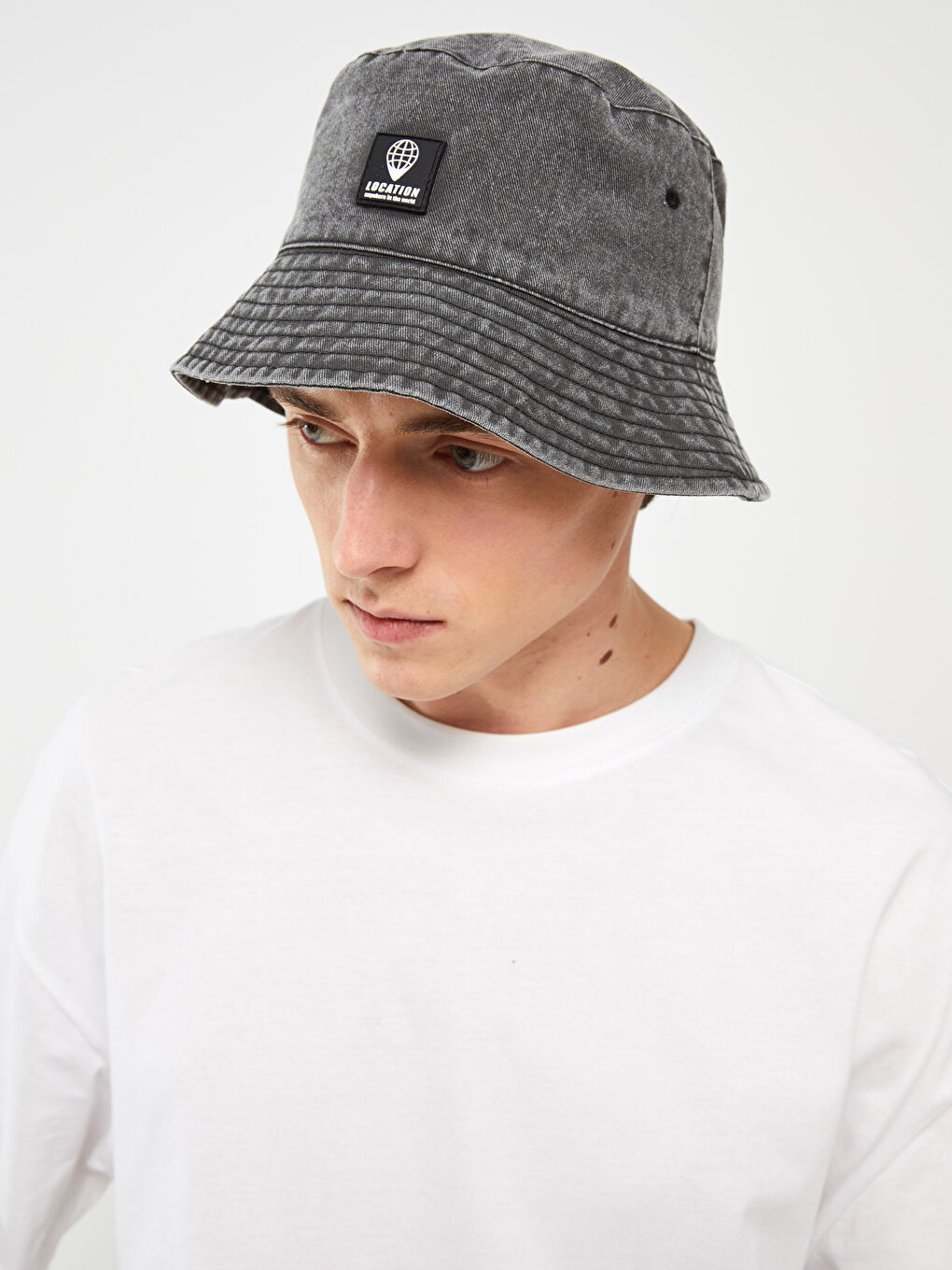 LC Waikiki Tag Detailed Men's Bucket Hat -S38049Z8-HJV