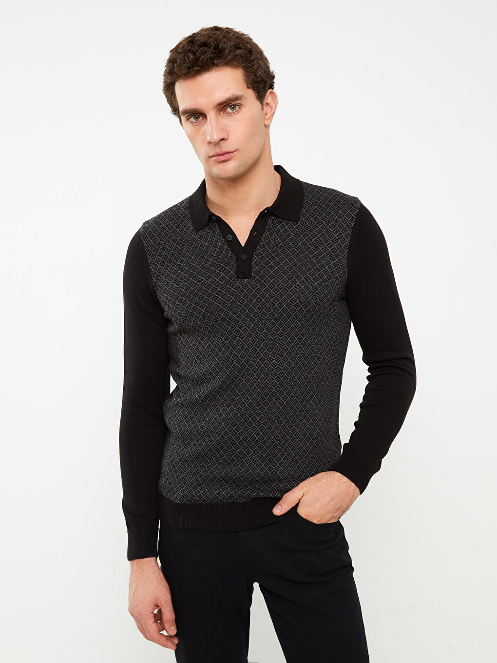 LCWAIKIKI Classic Rollkragen Langarm Herren Strickpullover -S38071Z8-CVL