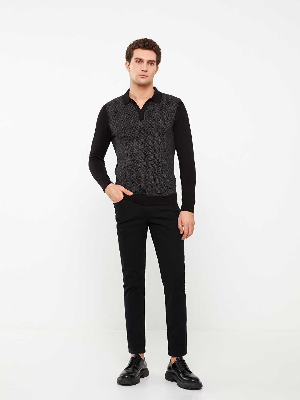 LCWAIKIKI Classic Rollkragen Langarm Herren Strickpullover -S38071Z8-CVL