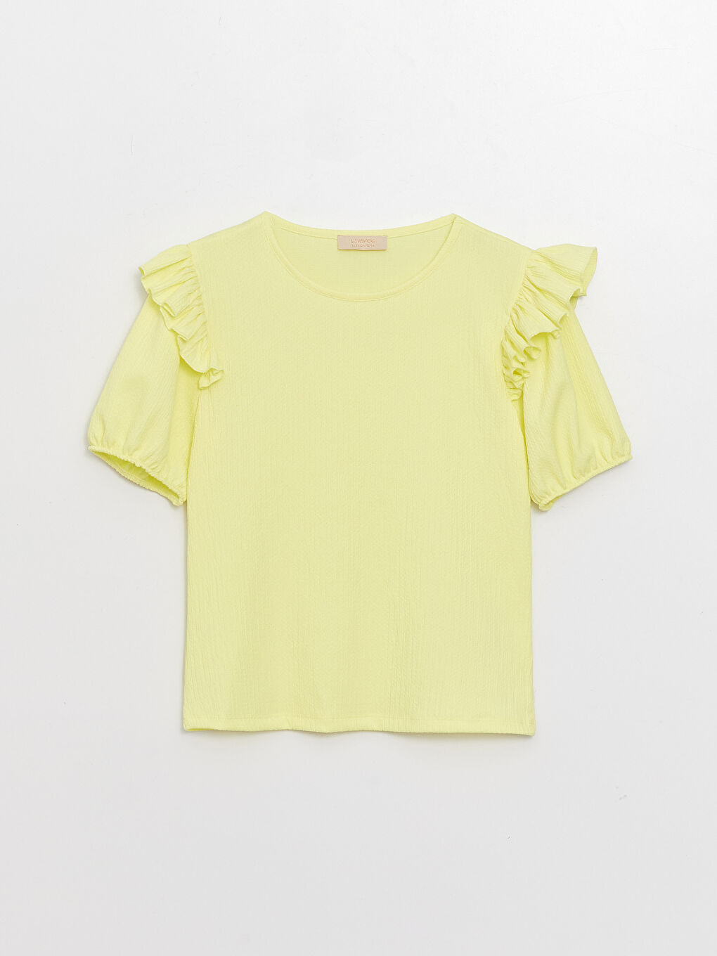 Crew Neck Basic Short Sleeve Girls' T-Shirt