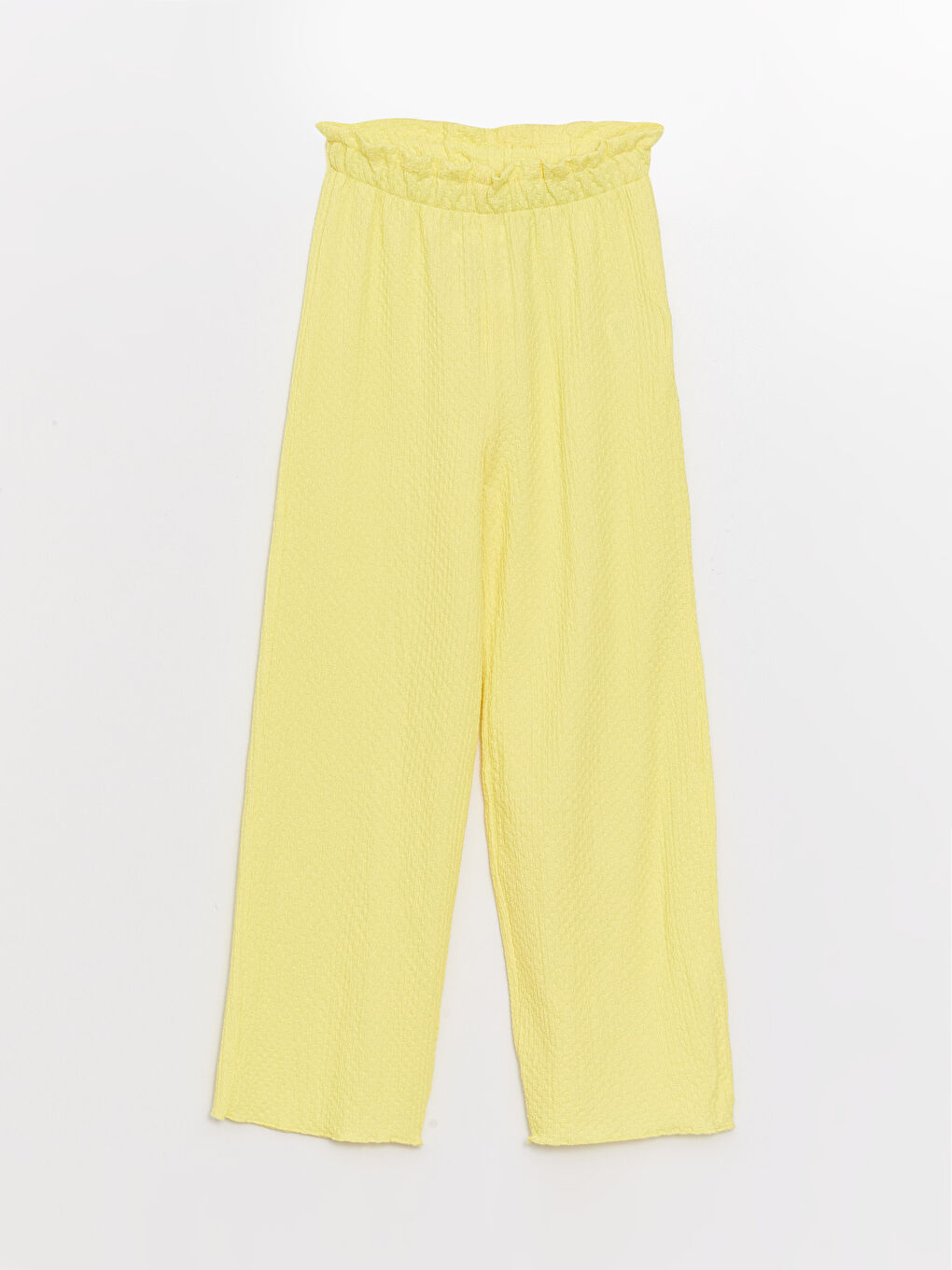 Elastic Waist Basic Bell-Bottoms Girl Trousers