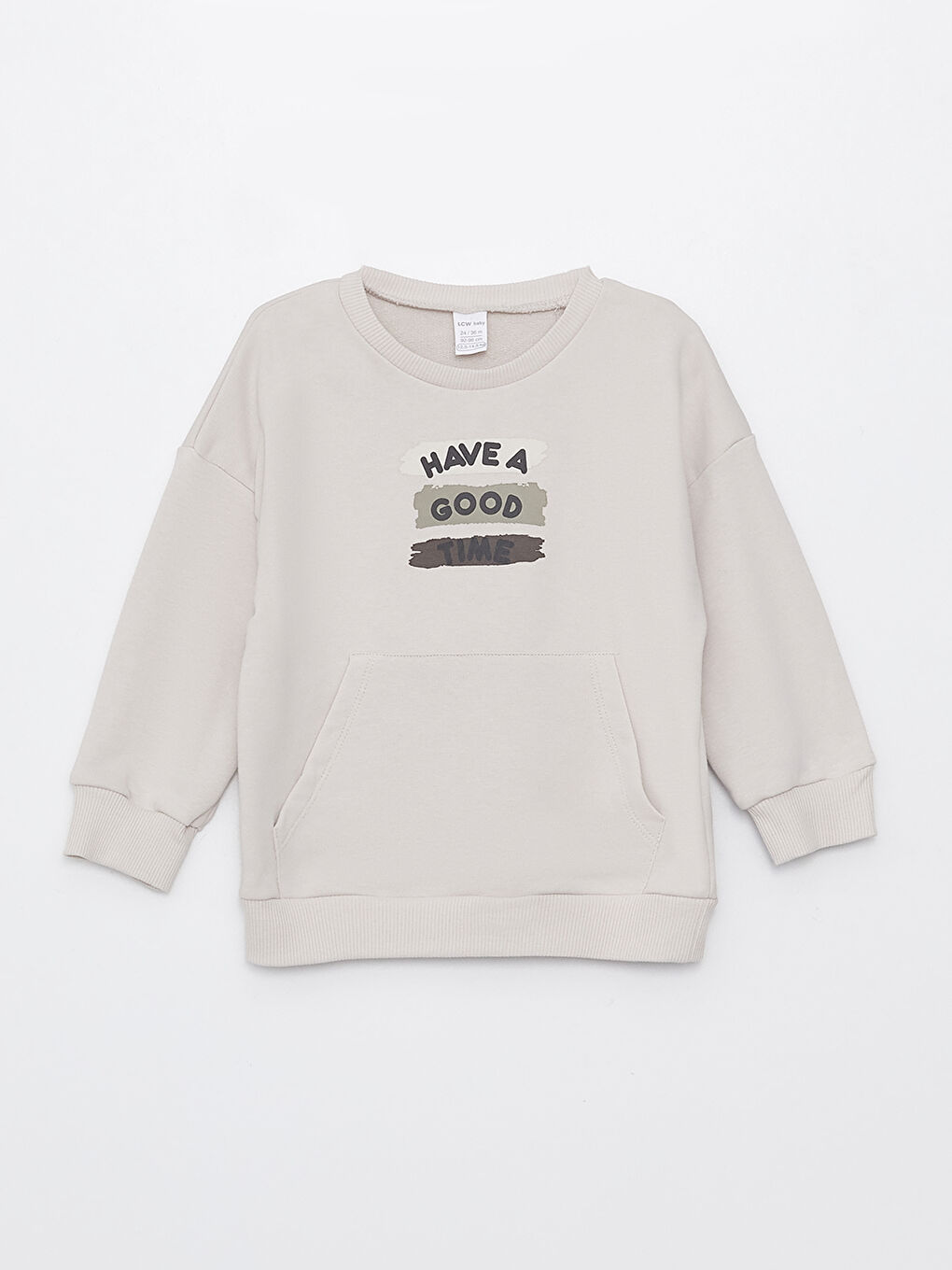 Crew Neck Long Sleeve Printed Baby Boys' Sweatshirt and Sweatpants 2 Pack Set-3