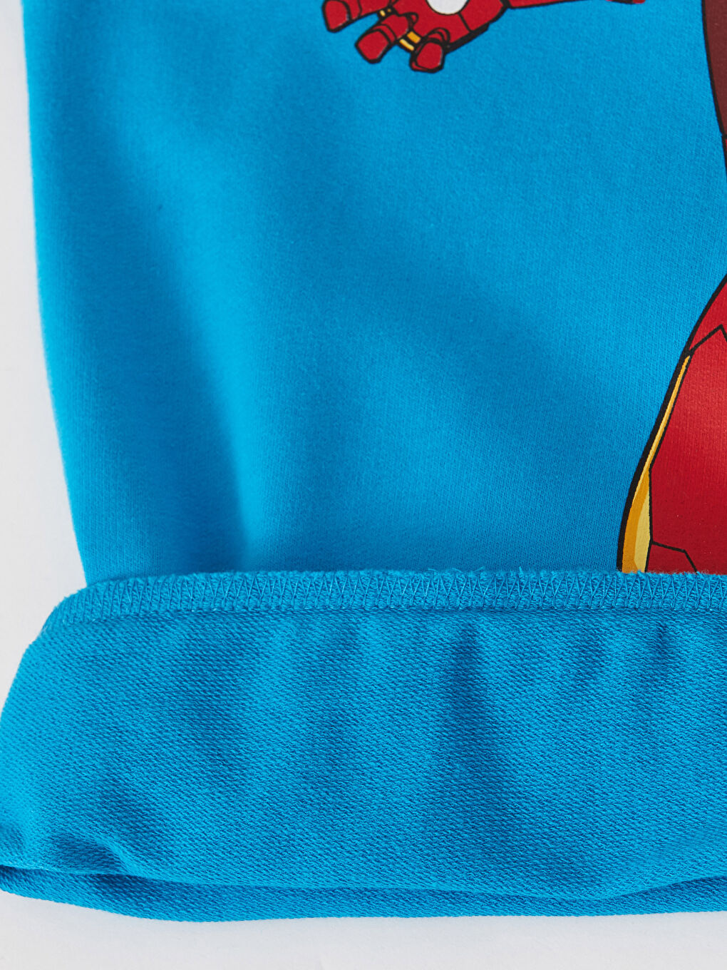 Crew Neck Iron Man Printed Long Sleeve Boy Sweatshirt -S38132Z4-GVU