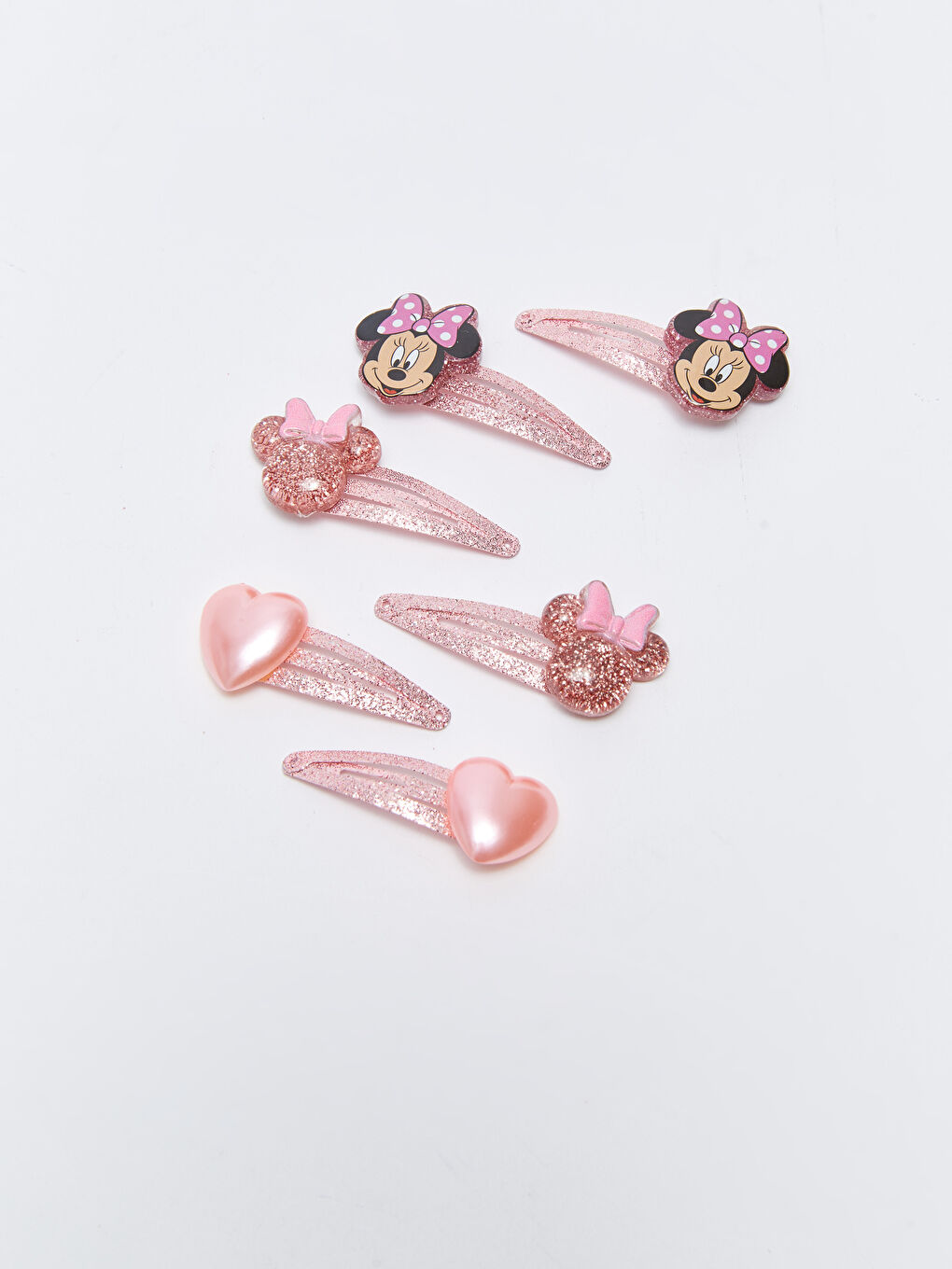 Minnie Mouse Licensed Girls' Hair Clips 6 Pack -S38161Z4-M0T